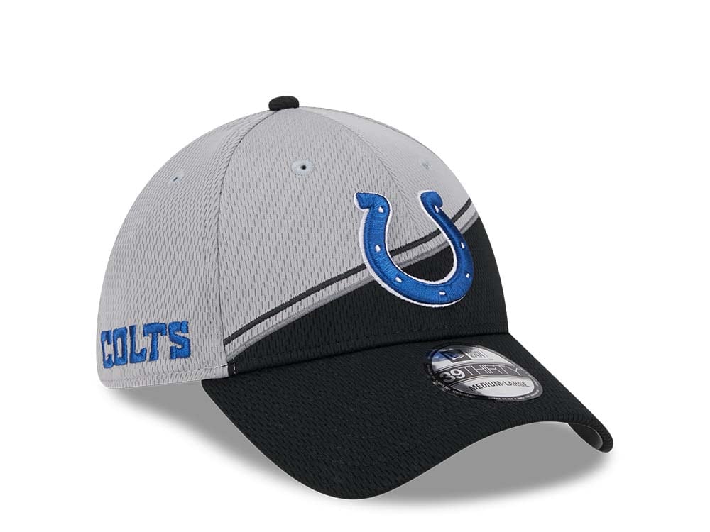 New Era Indianapolis Colts NFL Sideline 2023 39Thirty Stretch Hat