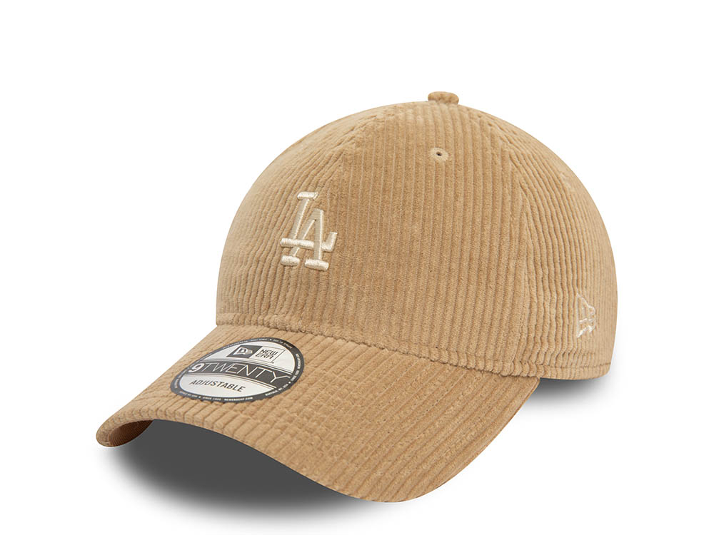 New Era Los Angeles Dodgers Light Brown Cord 9Twenty Strapback Cap