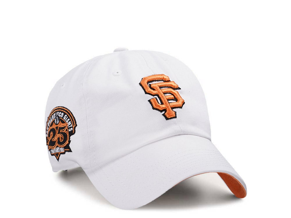 47Brand San Francisco Giants White Clean up Strapback Cap