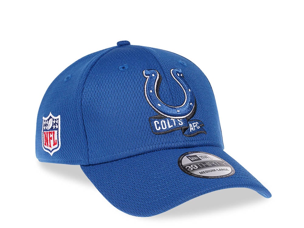 New Era Indianapolis Colts Coach NFL Sideline 2022 39Thirty Stretch Hat