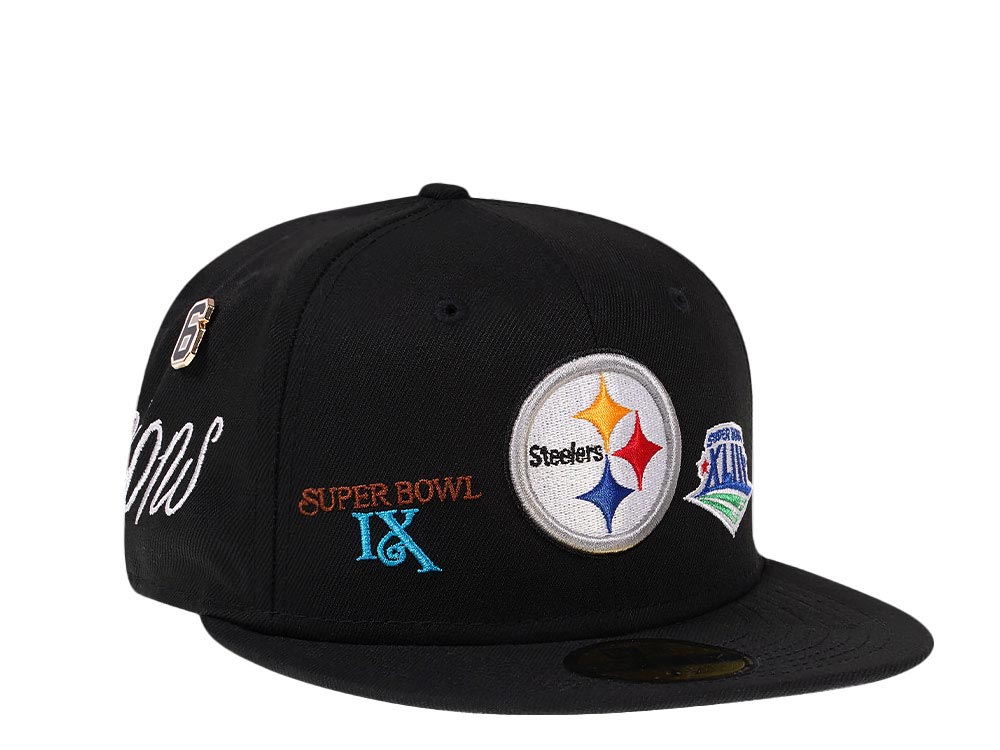 New Era Pittsburgh Steelers Historicchamps Black 59Fifty Fitted Casquette