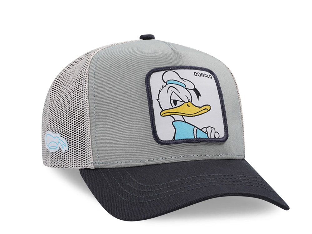 Capslab Disney Donald Duck Black Trucker Snapback Cap