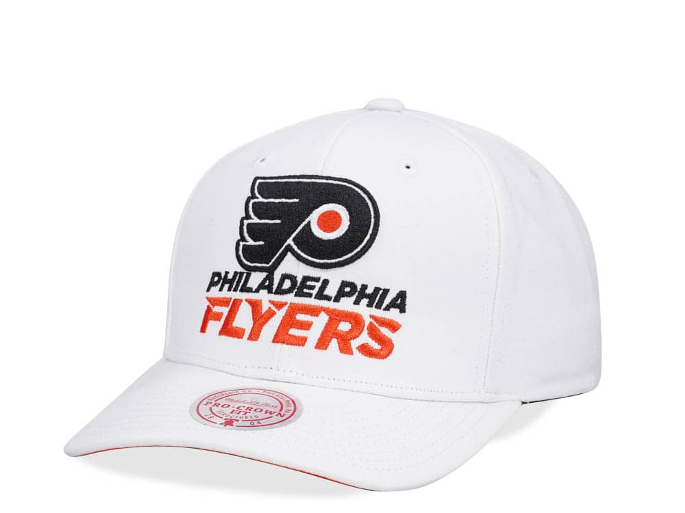 Mitchell & Ness Philadelphia Flyers All in Pro White Snapback Hat