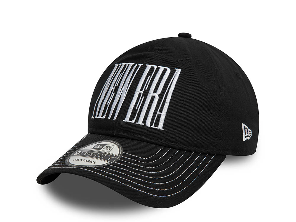 New Era Wordmark Black 9Twenty Snapback Cap