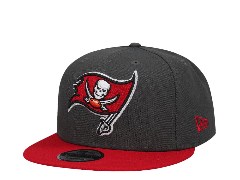 New Era Tampa Bay Buccaneers Gray Red Two Tone Classic Edition 9Fifty Snapback Hat