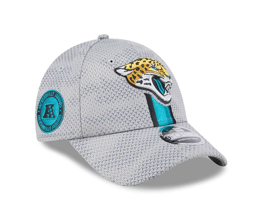 New Era Jacksonville Jaguars Sideline 2024 9Forty Stretch Snapback Hat