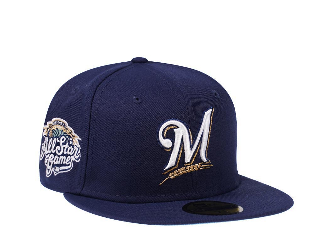 New Era Milwaukee Brewers All Star Game 2002 Glacier Blue Edition 59Fifty Fitted Hat