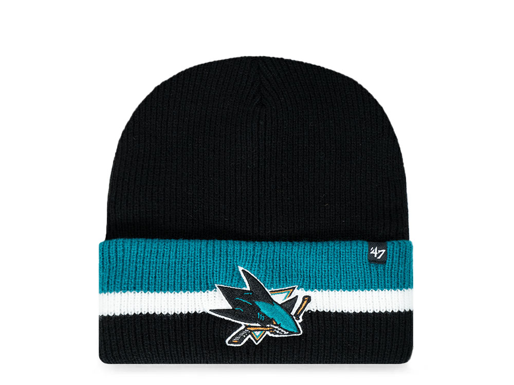 47Brand San Jose Sharks Black Split Mutse