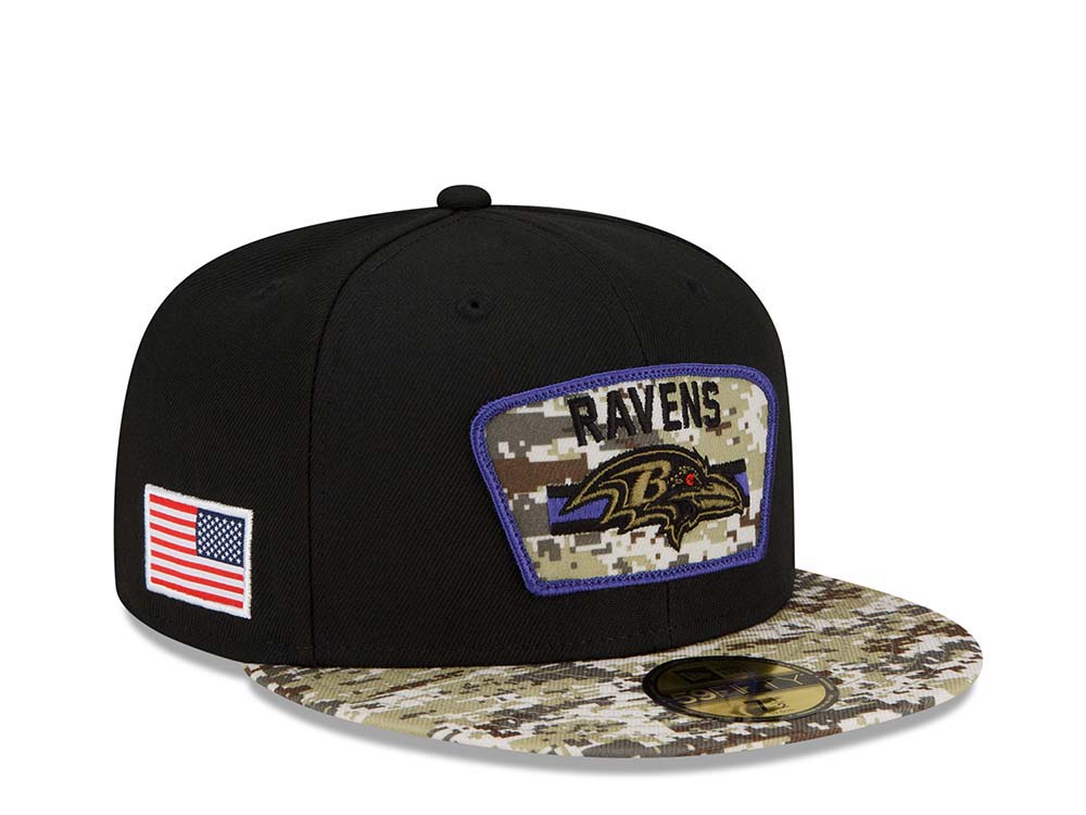 New Era Baltimore Ravens Salute to Service 21 59Fifty Fitted Cap