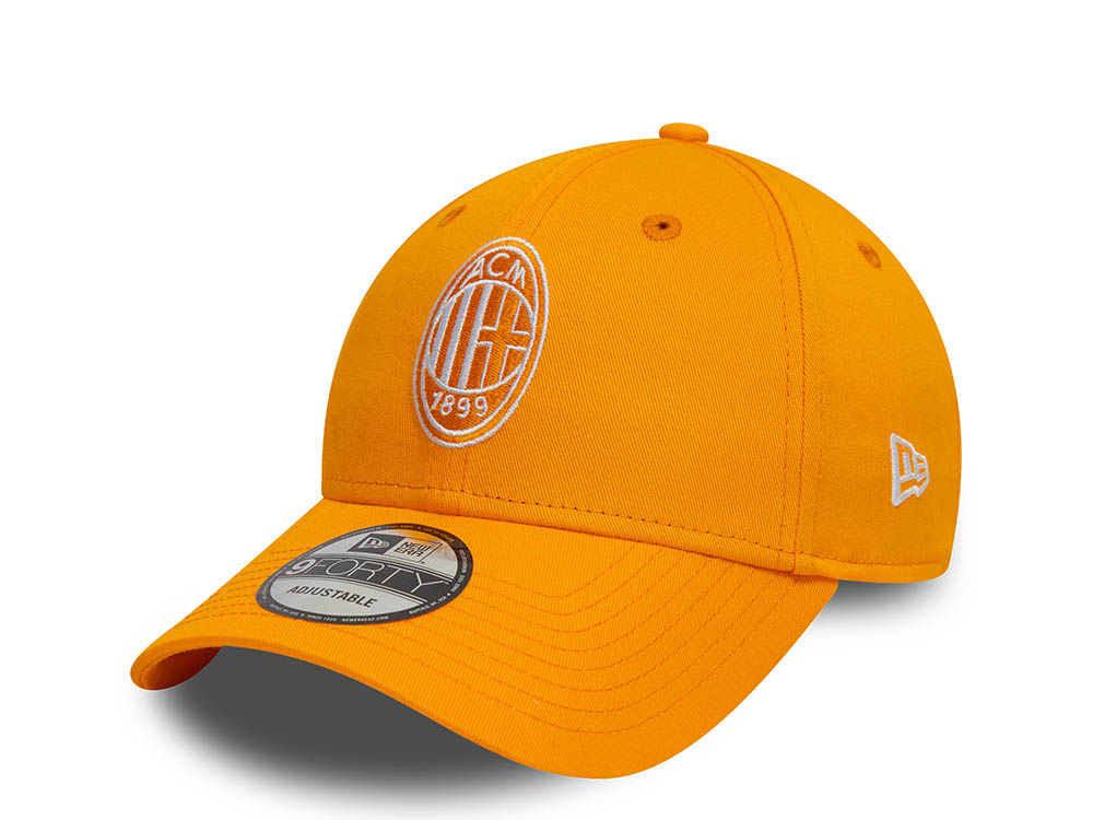 New Era Ac Milan Seasonal Orange 9Forty Strapback Cap