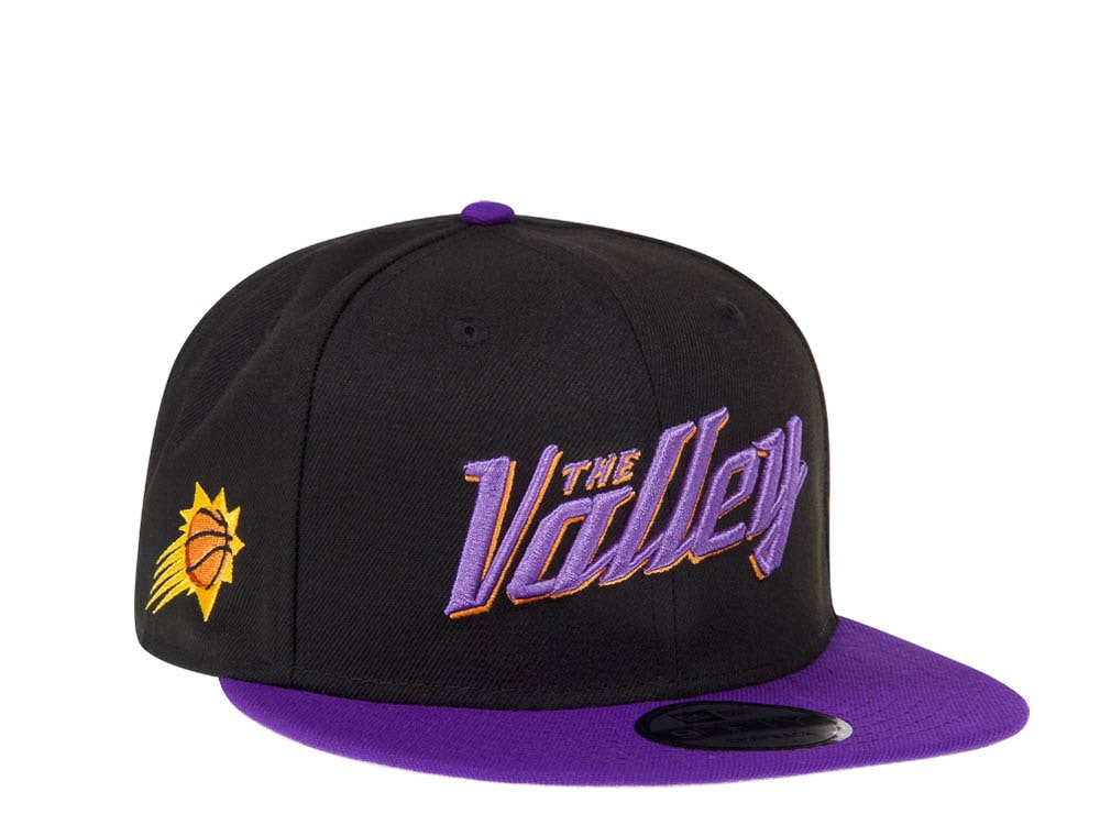 New Era Phoenix Suns Black True Purple Edition 9Fifty Snapback Hat