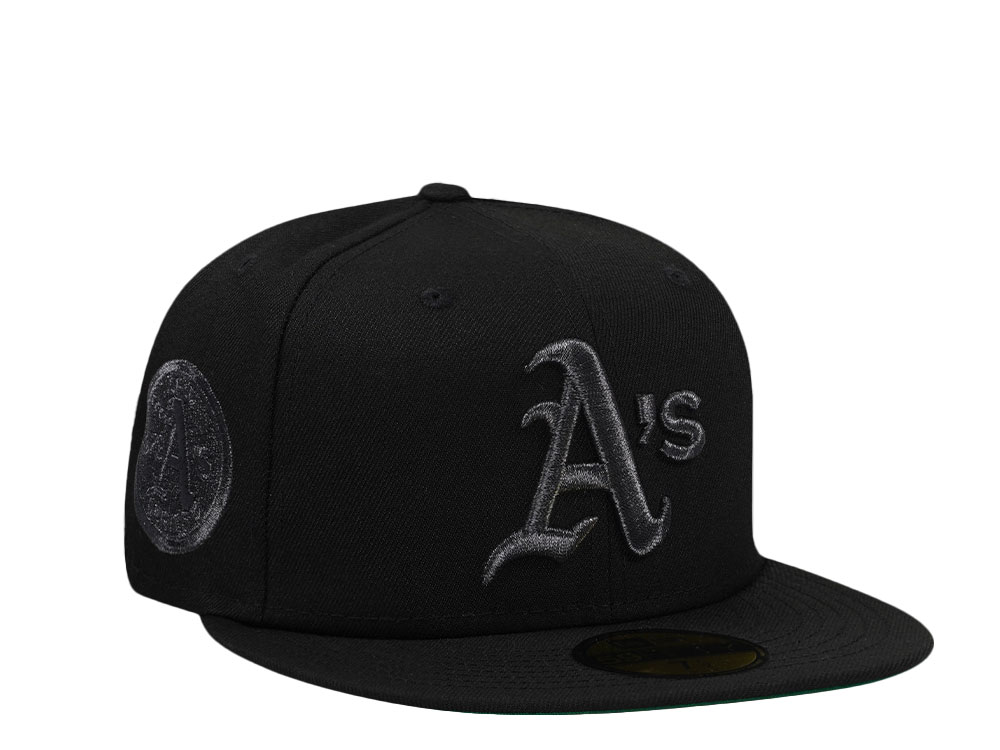 New Era Oakland Athletics World Series 1973 Liquid Titanium Edition 59Fifty Fitted Cap