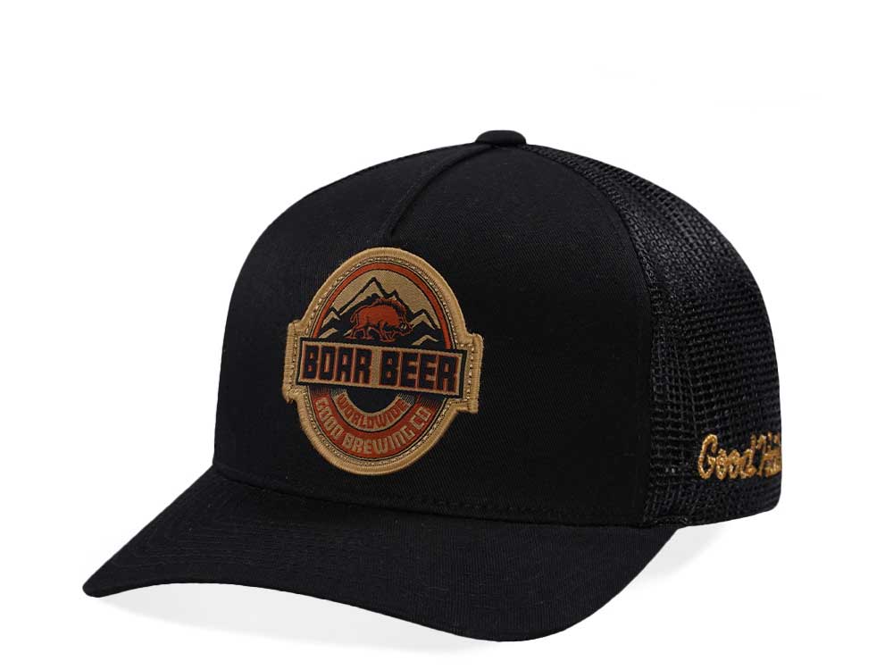 Good Hats Boar Beer Brewings Trucker Edition Snapback Hat