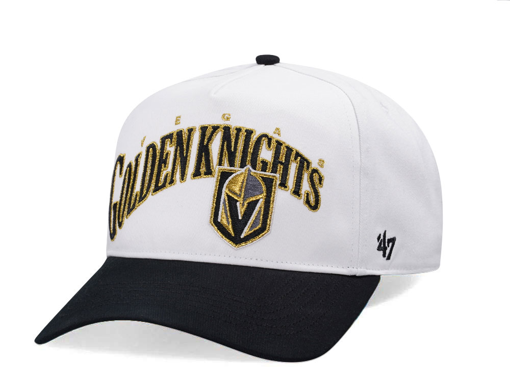 47Brand Vegas Golden Knight White Wave Hitch Snapback Cap