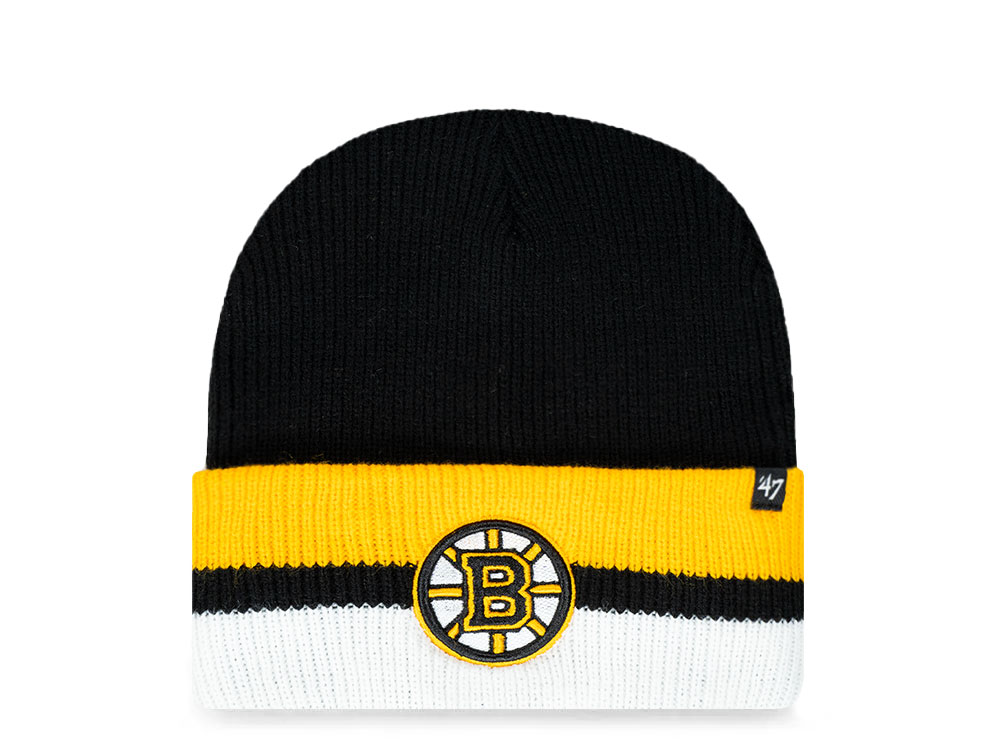 47Brand Boston Bruins Black Split Mutse