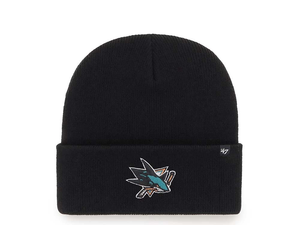 47 Brand San Jose Sharks Black Edition Cuff Mutse