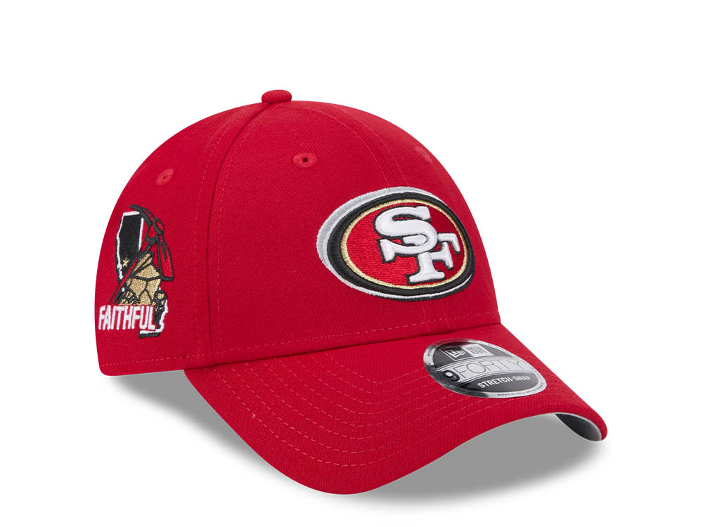 New Era San Francisco 49ers NFL24 Draft 9Forty Stretch Snapback Hat