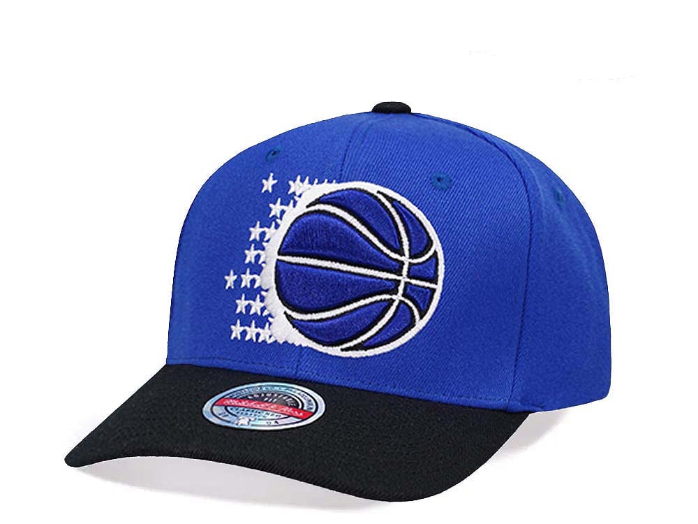 Mitchell & Ness Orlando Magic Team Two Tone 2.0 Stretch Hardwood Classic Red Flex Snapback Hat