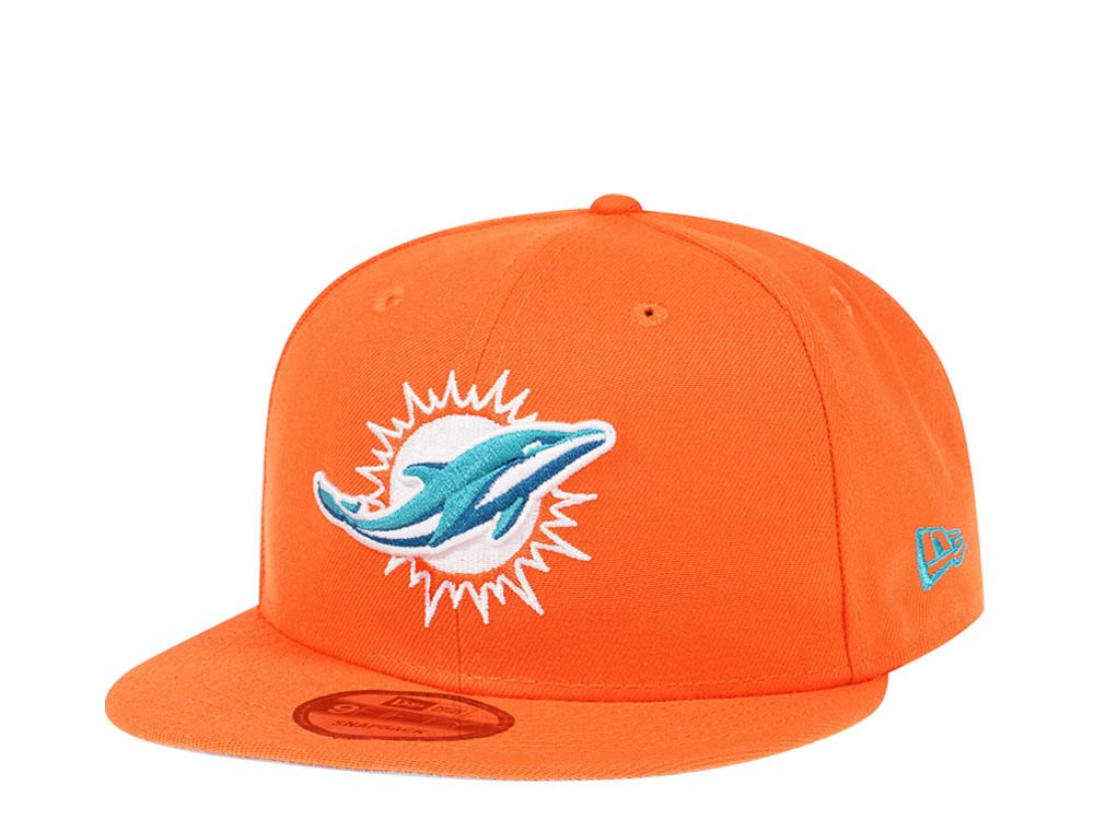 New Era Miami Dolphins Orange Edition 9Fifty Snapback Hat