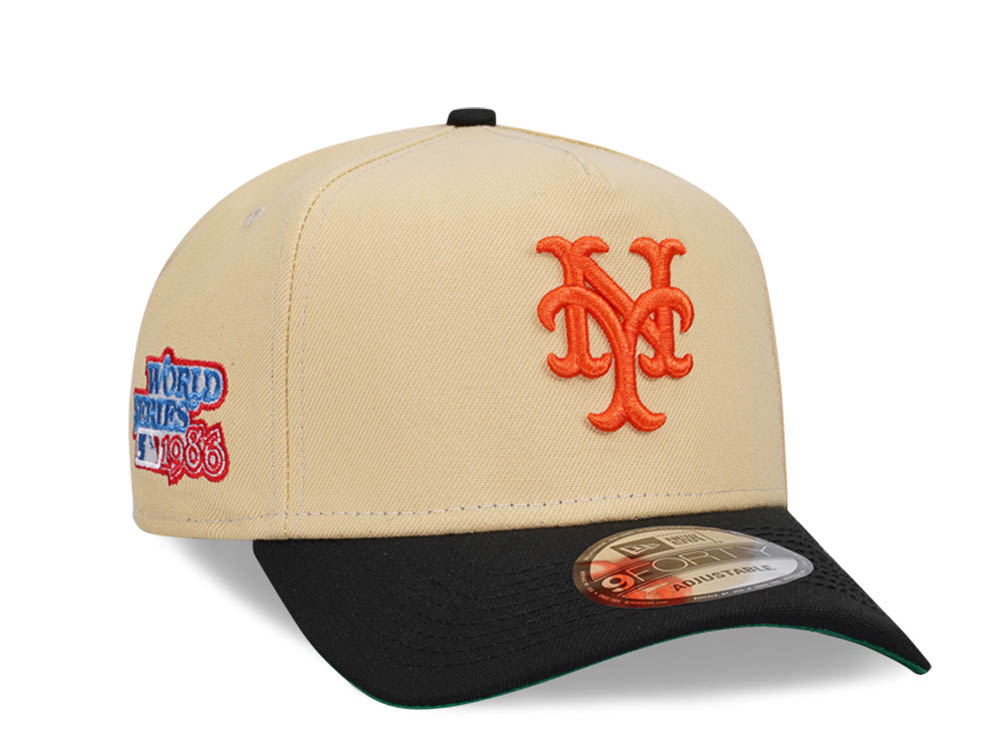 New Era New York Mets World Series 1986 Two Tone Throwback Edition 9Forty A Frame Snapback Hat