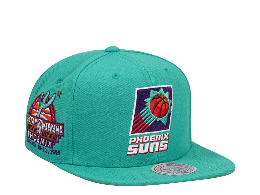 Mitchell & Ness Phoenix Suns Desert Green Hardwood Classic All Star Weekend Snapback Hat