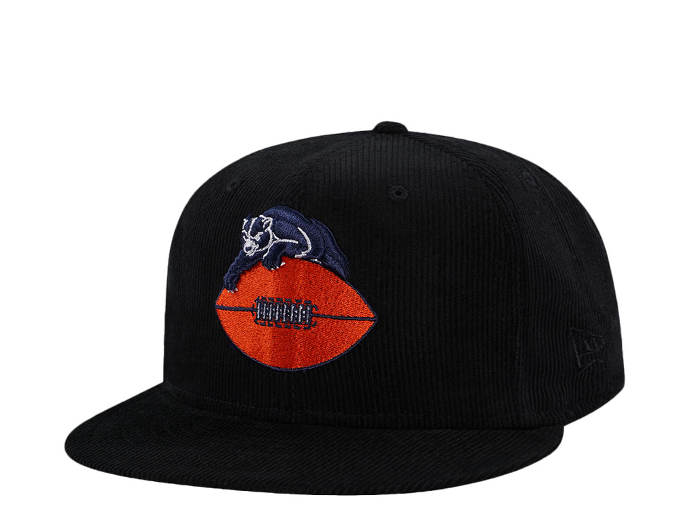 New Era Chicago Bears Black Cord Throwback Edition 59Fifty Fitted Hat