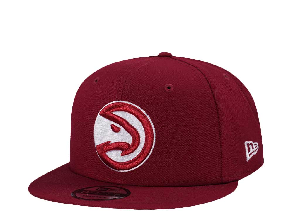 New Era Atlanta Hawks Maroon Classic Edition 9Fifty Snapback Hat