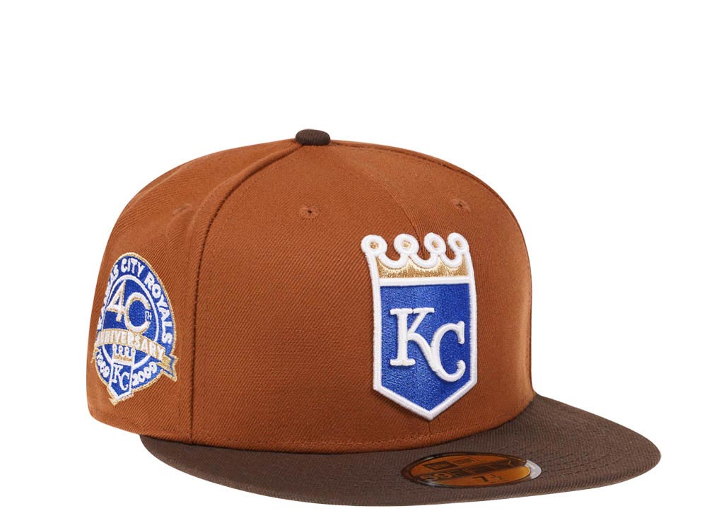 New Era Kansas City Royals 40th Anniversary Bourbon and Suede Edition 59Fifty Fitted Hat