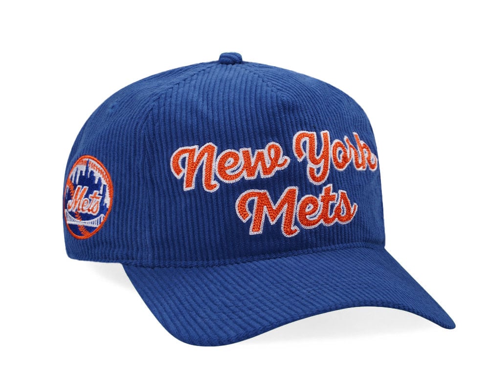 47Brand New York Mets Blue Chainscript 47 Hitch Snapback Hat