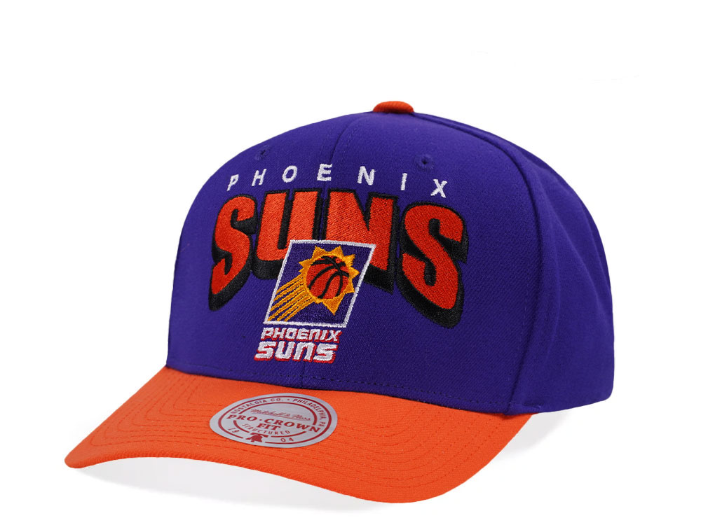 Mitchell & Ness Phoenix Suns Hardwood Classic Pro Crown Fit Purple Snapback Hat