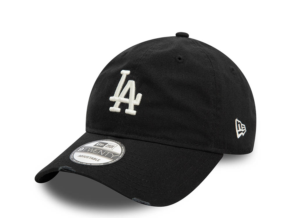 New Era Los Angeles Dodgers Distressed Black 9Twenty Strapback Cap