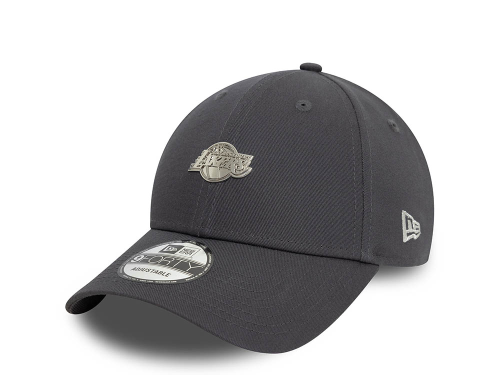 New Era Los Angeles Lakers Metallic Pin Stone 9Forty Strapback Hat