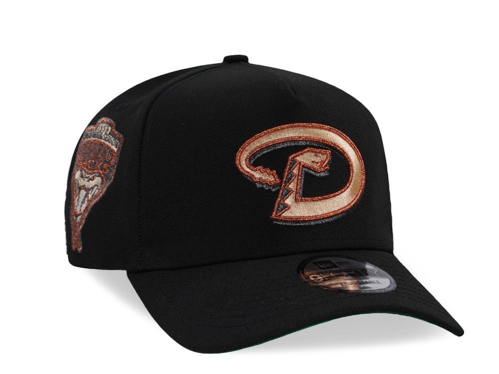 New Era Arizona Diamondbacks Inaugural Season 1999 Black Copper Edition 9Forty A Frame Snapback Cap