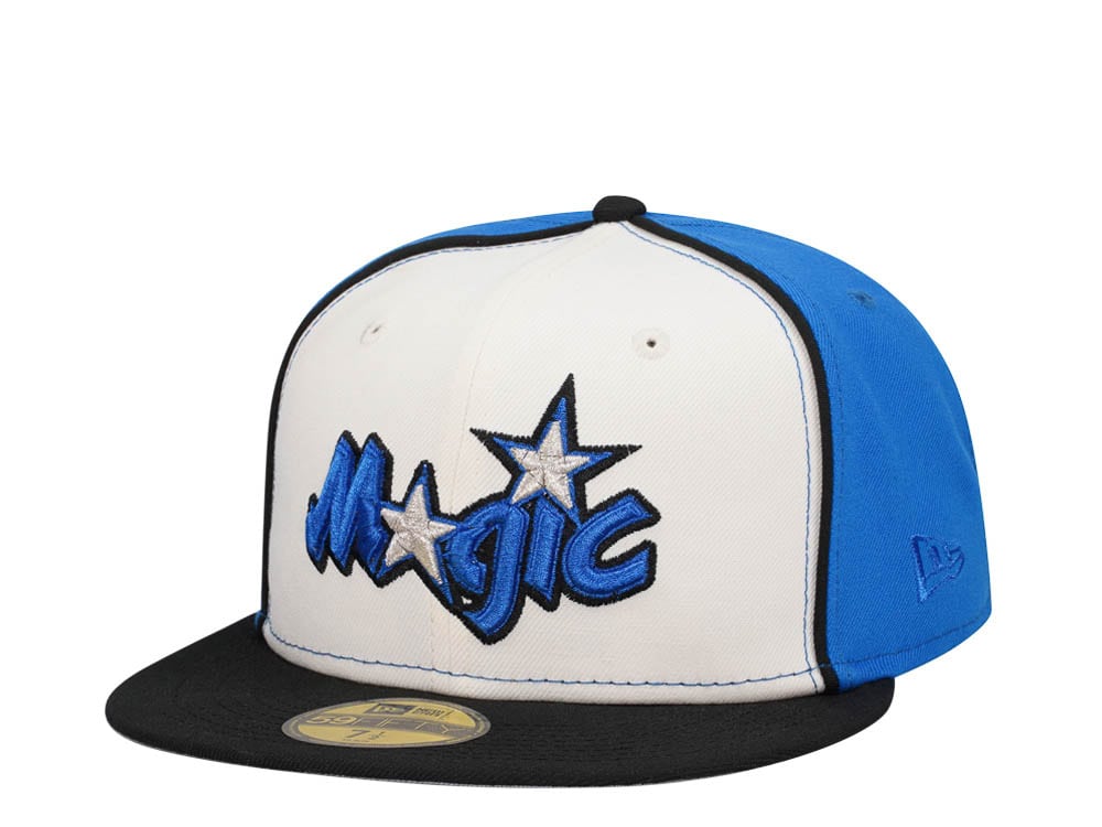 New Era Orlando Magic Chrome Black Blue Two Tone Edition 59Fifty Fitted Hat