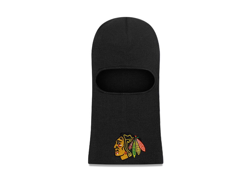 Mitchell & Ness Chicago Blackhawks Tailgate Balaclava Black Mutse