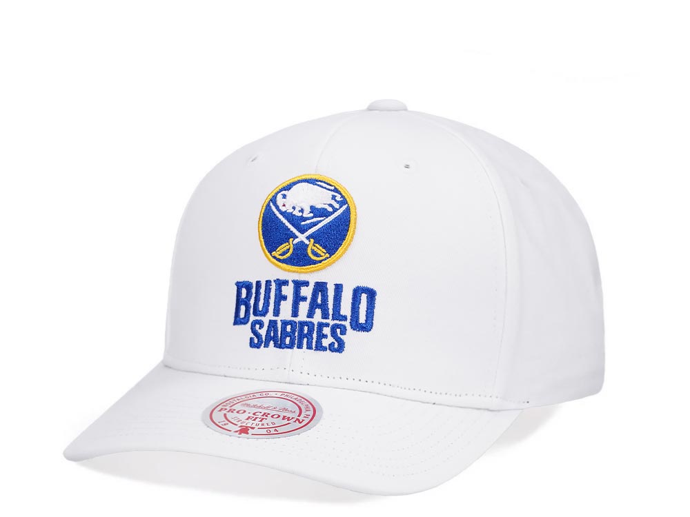 Mitchell & Ness Buffalo Sabres All in Pro White Snapback Hat