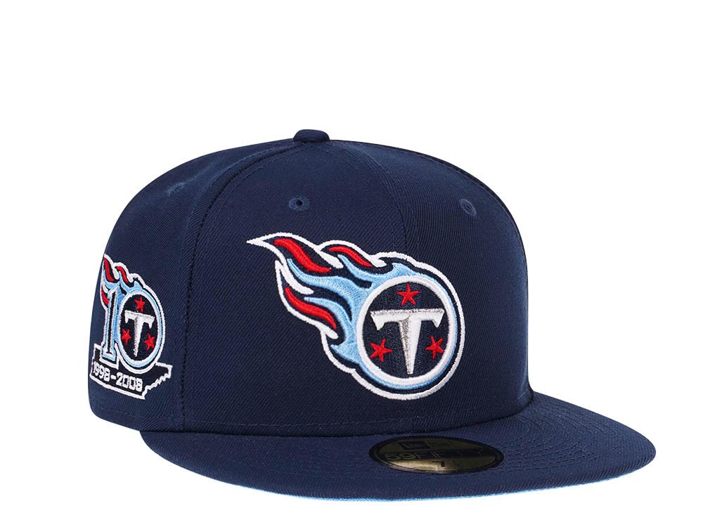 New Era Tennessee Titans 10th Anniversary Navy Edition 59Fifty Fitted Hat