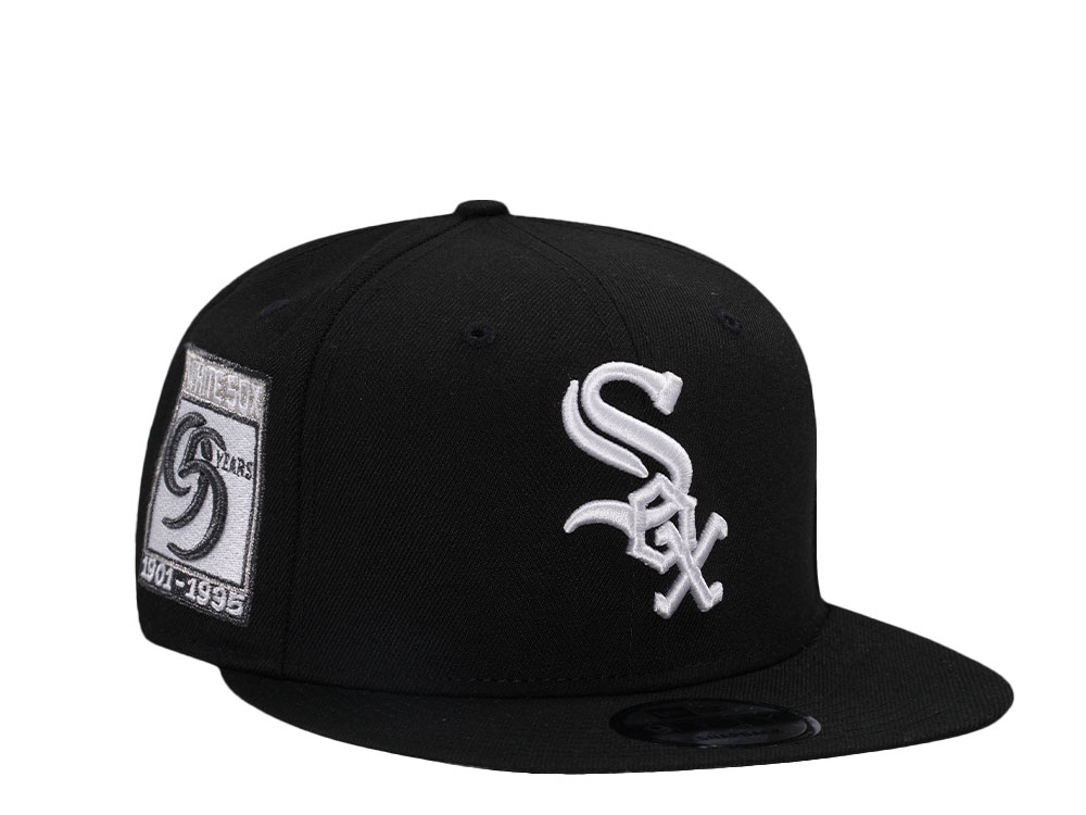 New Era Chicago White Sox 95 Years Black Metallic Edition 9Fifty Snapback Hat