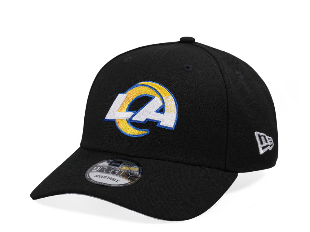 New Era Los Angeles Rams Black Classic Edition 9Forty Snapback Hat