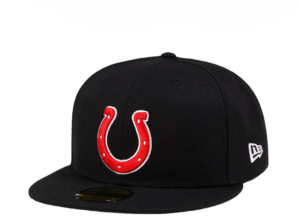 New Era Indianapolis Colts Black Crimson Collection 59Fifty Fitted Hat