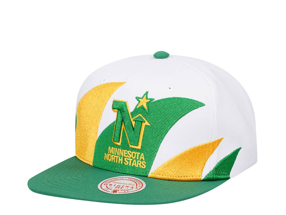 Mitchell & Ness Minnesota North Stars Vintage Sharktooth Snapback Cap