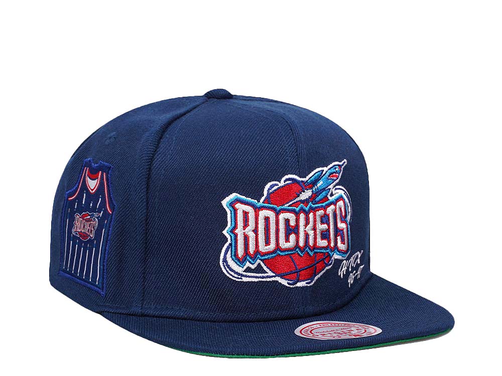 Mitchell & Ness Houston Rockets Jersey Love Hardwood Classic Snapback Hat