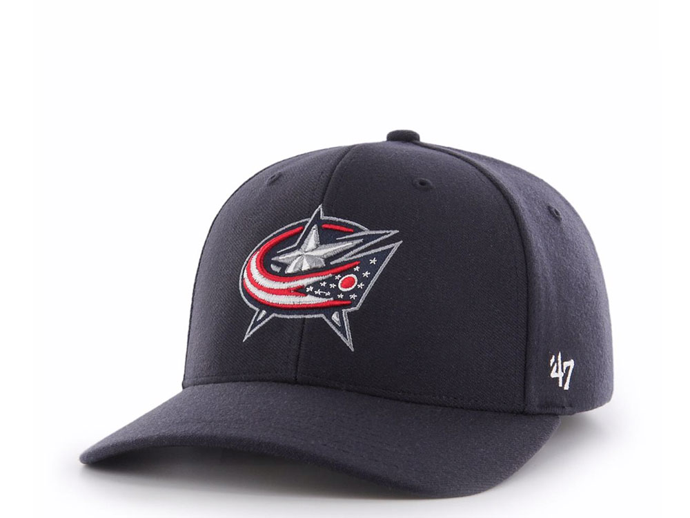 47Brand Columbus Blue Jackets Stretch Fit Contender Cap