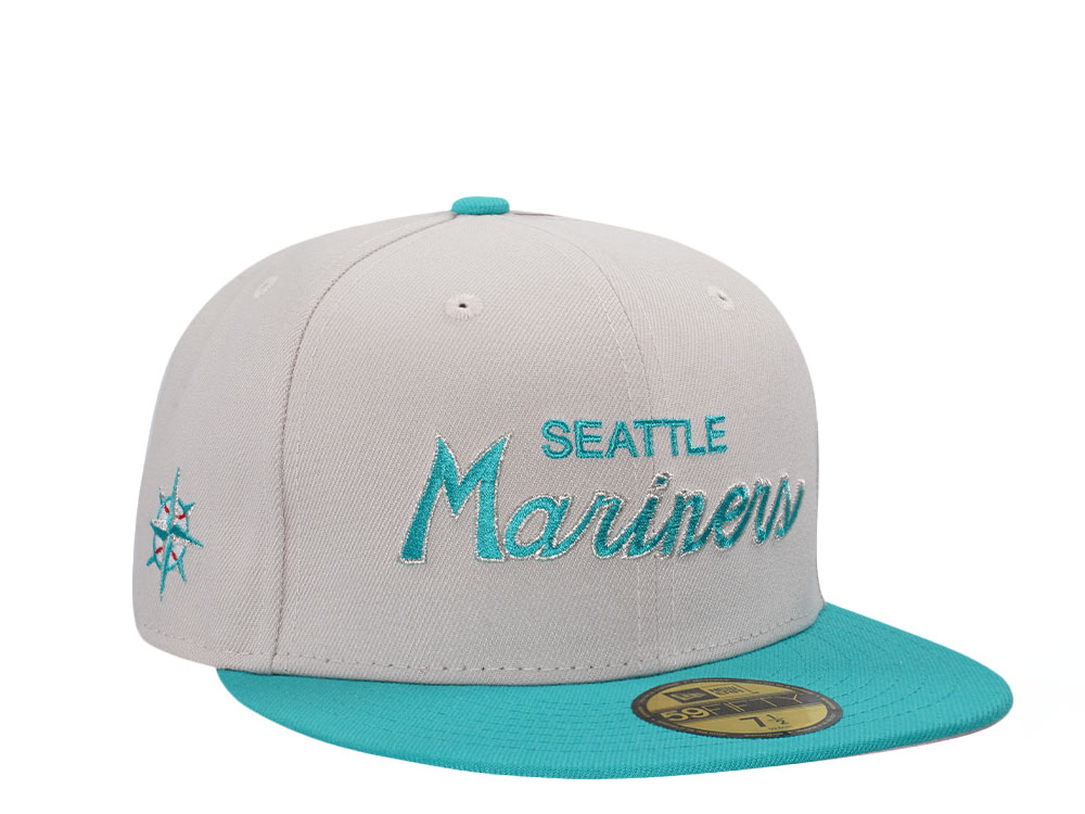 New Era Seattle Mariners Stone Pink Two Tone Edition 59Fifty Fitted Hat