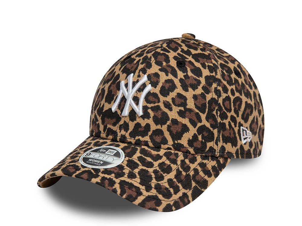 New Era New York Yankees Leopard Edition Womens 9Forty Strapback Cap