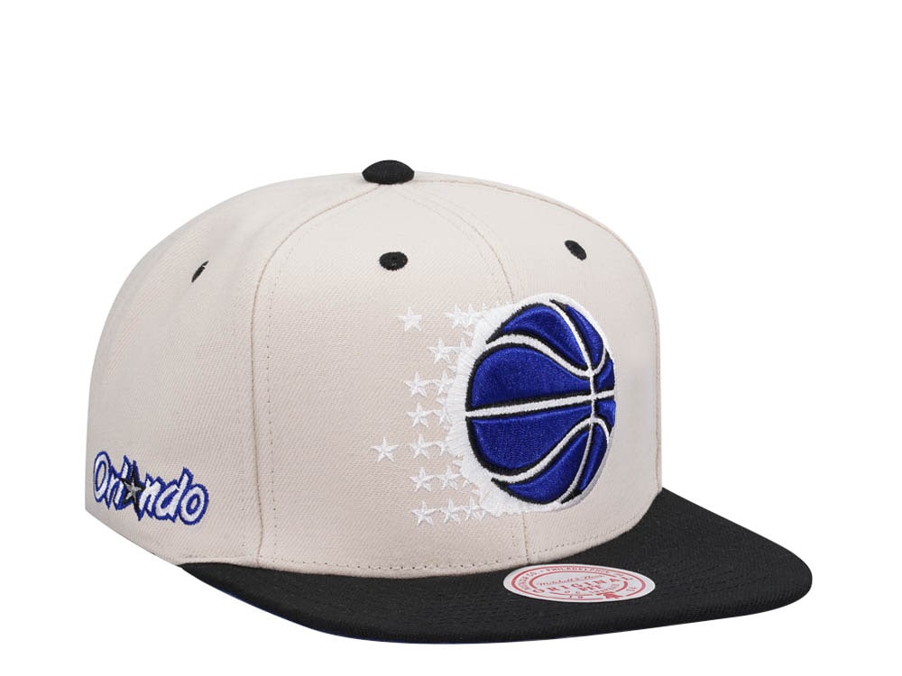 Mitchell & Ness Orlando Magic Sail Off White Two Tone Snapback Cap