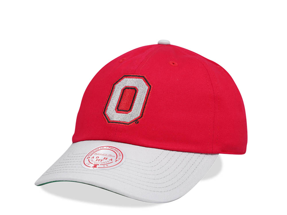 Mitchell & Ness Ohio State University Team Two Tone 2.0 Dad Strapback Cap