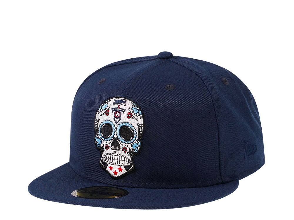 New Era Tennessee Titans Skull Edition 59Fifty Fitted Hat