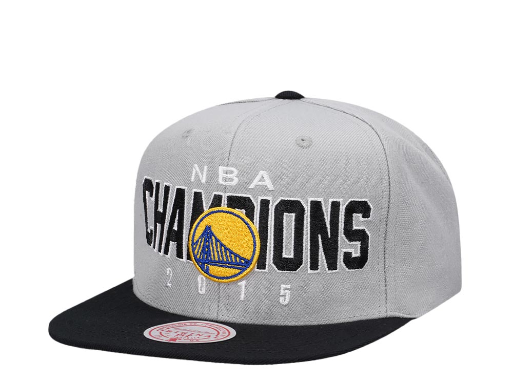 Mitchell & Ness Golden State Warriors Champions 2015 Hardwood Classic Snapback Cap