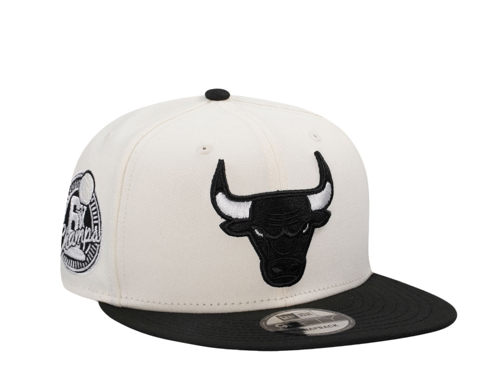 New Era Chicago Bulls 6x Champs Chrome Two Tone Edition 9Fifty Snapback Hat